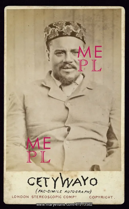 : CETEWAYO / ZULU / STEREO CDV : CETEWAYO / ZULU / STEREO CDV