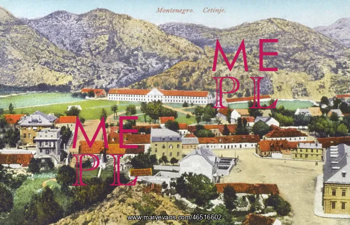  : Cetinje - Montenegro - View over the town