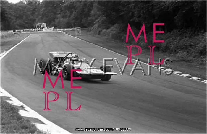 : Cevert in Tyrrell March, Brands Hatch, England : Cevert in Tyrrell March, Brands Hatch, England