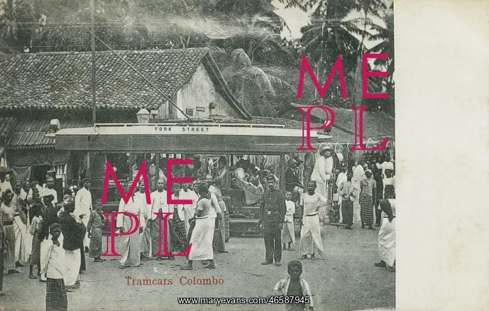 : Ceylon (Sri Lanka) - Colombo - Tram : Ceylon (Sri Lanka) - Colombo - Tram