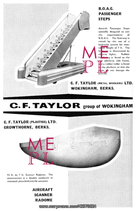 : C.F.Taylor Passenger Handling Equipment : C.F.Taylor Passenger Handling Equipment