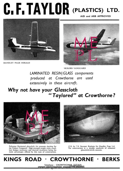 : C.F.Taylor Plastics - Glasscloth : C.F.Taylor Plastics - Glasscloth