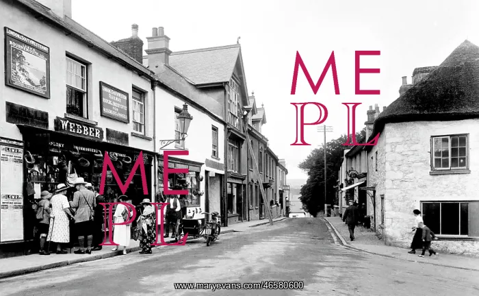  : Chagford, looking down Mill Street 1922