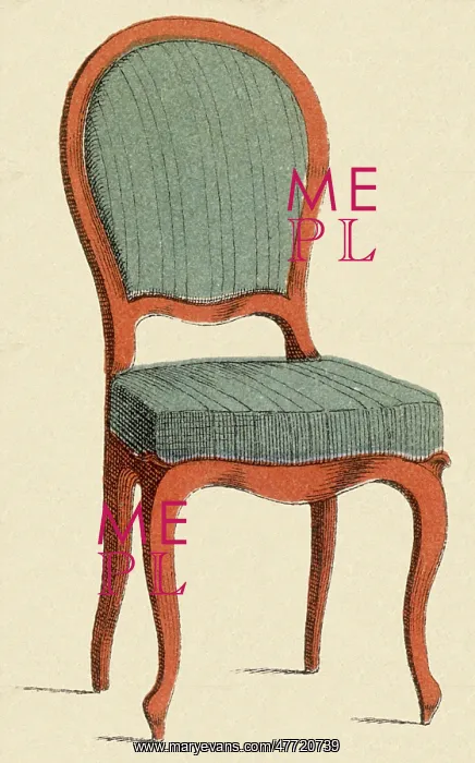 : Chair with Rounded Back : Chair with Rounded Back