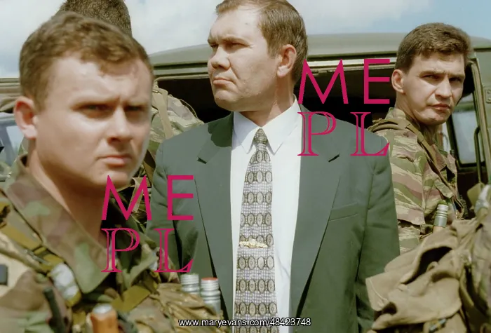: Chairman of Russian Security Council Lebed in Chechnya, 1996 : Chairman of Russian Security Council Lebed in Chechnya, 1996