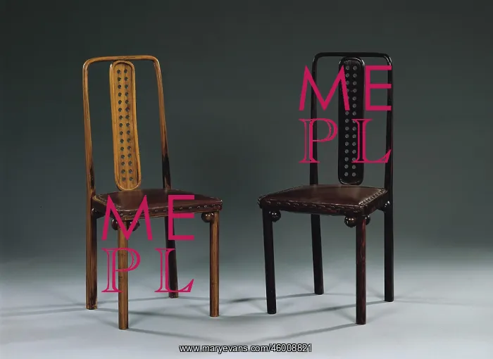 : Two chairs for the sanatorium Purkersdorf : Two chairs for the sanatorium Purkersdorf