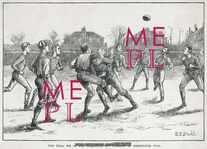 : Challenge cup football match at the Oval : Challenge cup football match at the Oval