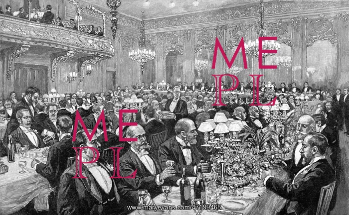 : Chamber of Commerce banquet, 1890 : Chamber of Commerce banquet, 1890