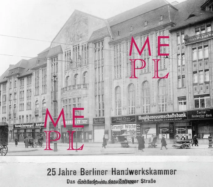 : Chamber of Crafts in Berlin, 1925 : Chamber of Crafts in Berlin, 1925