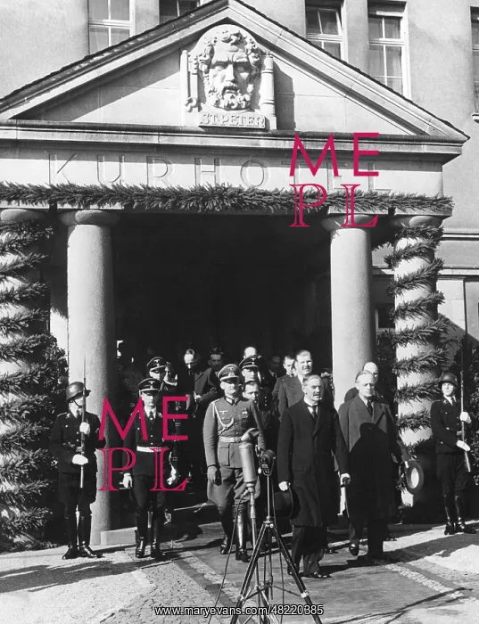 : Chamberlain and Ribbentrop on the Petersberg, 1938 : Chamberlain and Ribbentrop on the Petersberg, 1938