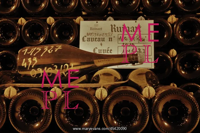 : Champagne cellars, Maison Ruinart, Reims, Marne, France : Champagne cellars, Maison Ruinart, Reims, Marne, France