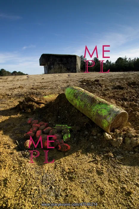 : Champagne - German bunker & unexploded ammunition : Champagne - German bunker & unexploded ammunition