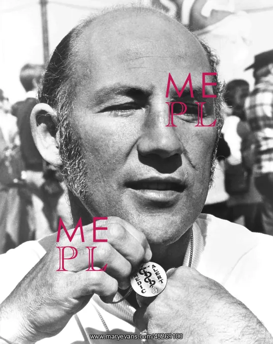 : Champion racing driver Sterling Moss promoting : Champion racing driver Sterling Moss promoting