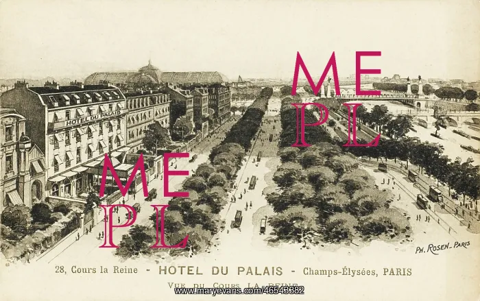 : Champs Elysees - Paris - Hotel du Palais : Champs Elysees - Paris - Hotel du Palais