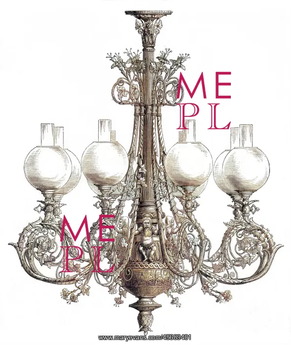  : CHANDELIER OIL 1867