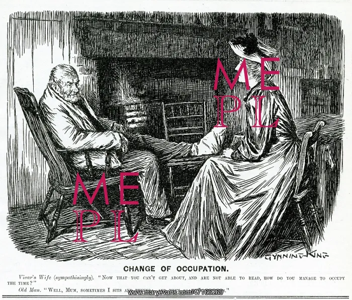 : Change of Occupation: humorous cartoon, 1906 : Change of Occupation: humorous cartoon, 1906