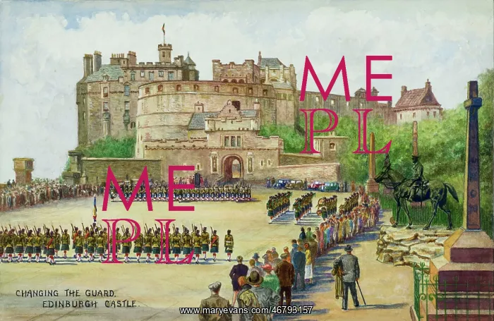: Changing the Guard, Edinburgh Castle, Lothian, Scotland : Changing the Guard, Edinburgh Castle, Lothian, Scotland