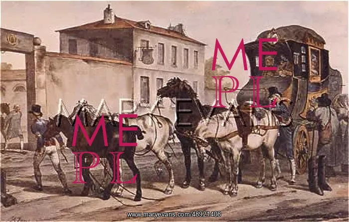 : CHANGING HORSES 1825 : CHANGING HORSES 1825