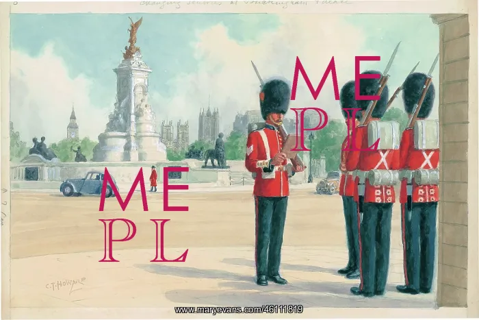 : Changing Sentries at Buckingham Palace : Changing Sentries at Buckingham Palace