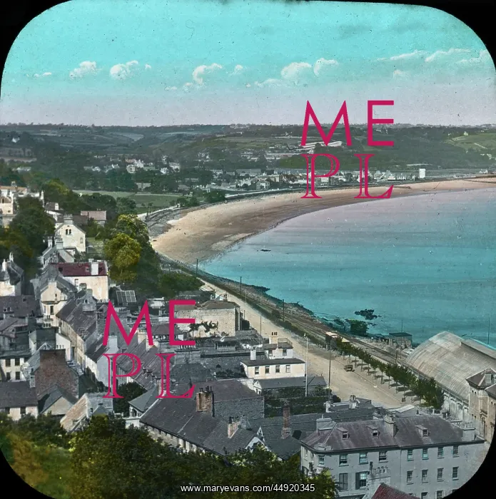 : The Channel Islands - Bay from St Aubin's : The Channel Islands - Bay from St Aubin's