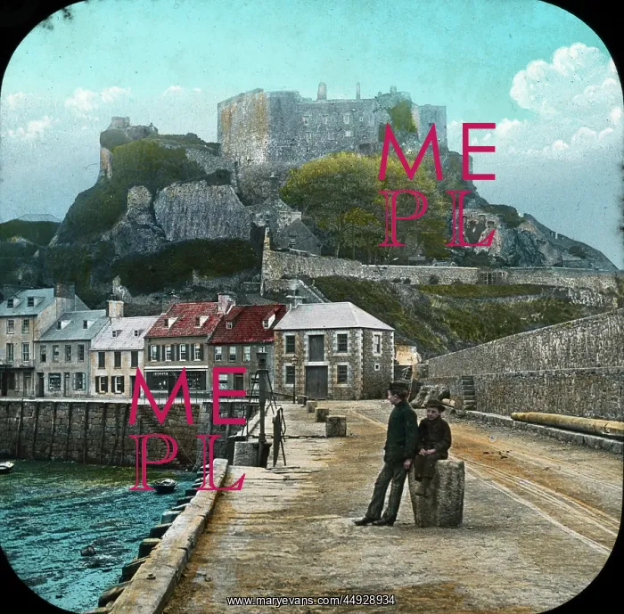 : The Channel Islands - Castle from Gorey pier : The Channel Islands - Castle from Gorey pier
