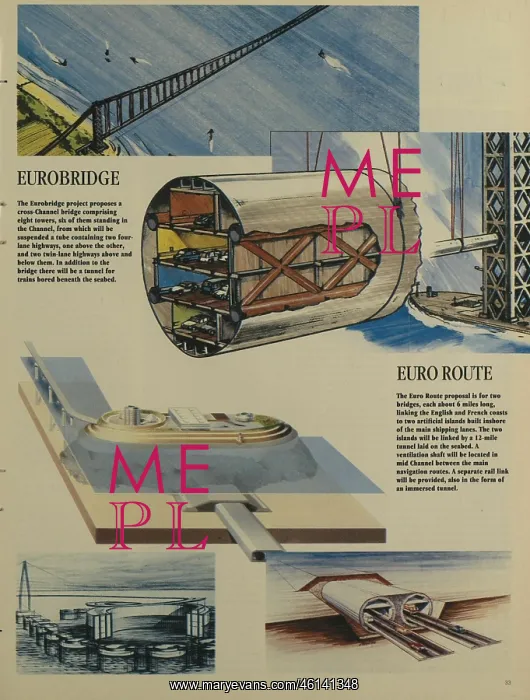 : Channel Tunnel proprosals, 1985(5) : Channel Tunnel proprosals, 1985(5)