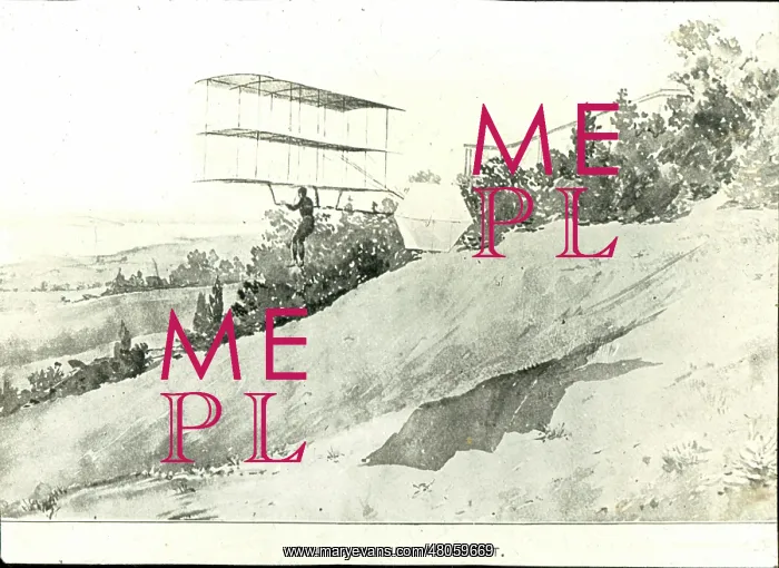 : Chanute triplane glider (drawing) : Chanute triplane glider (drawing)