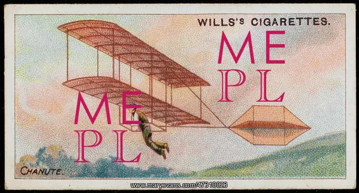 : CHANUTE'S GLIDER 1895 : CHANUTE'S GLIDER 1895