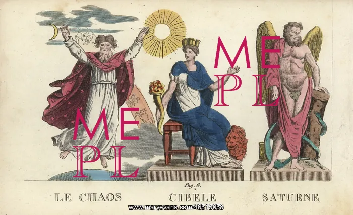 : Chaos, Cybele or Rhea, and Saturn : Chaos, Cybele or Rhea, and Saturn