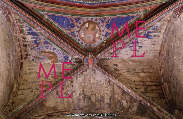 : Chapel ceiling, Cathedral of Saint Maurice de : Chapel ceiling, Cathedral of Saint Maurice de
