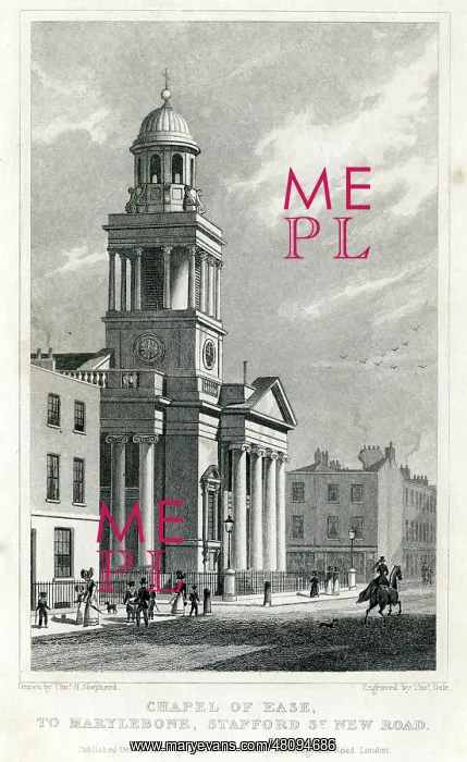 : Chapel of Ease, Marylebone, London : Chapel of Ease, Marylebone, London