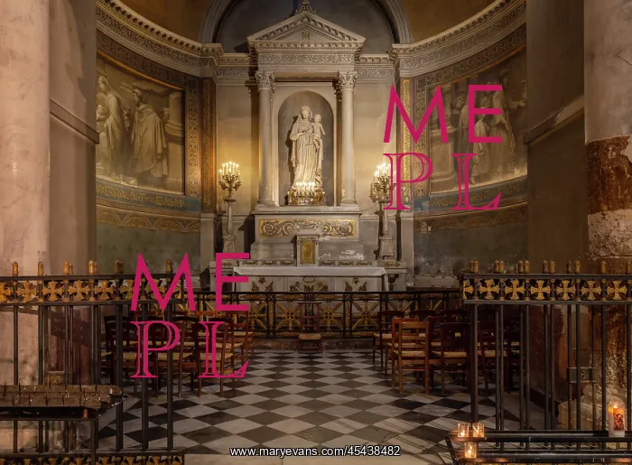 : Chapel, Eglise Saint-Germain-des-Pres, Paris, France : Chapel, Eglise Saint-Germain-des-Pres, Paris, France