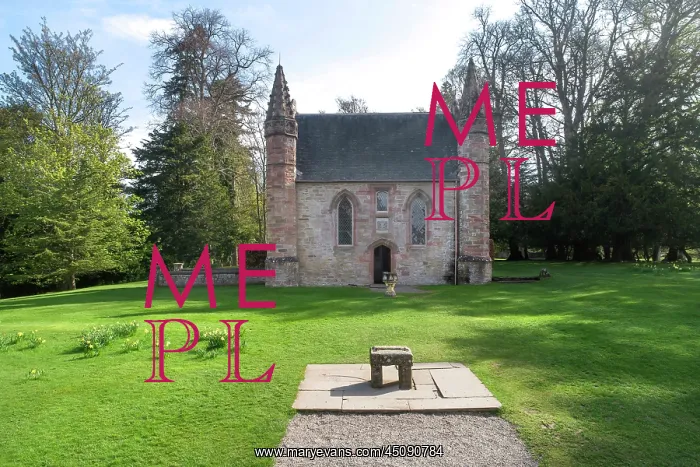 : Chapel, Moot Hill, Scone Palace, Perthshire, Scotland : Chapel, Moot Hill, Scone Palace, Perthshire, Scotland