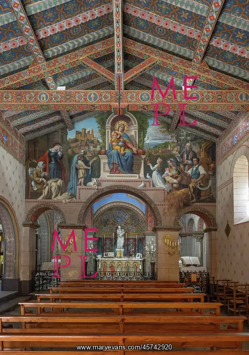 : Chapel of Saint-Barthelemy, Chatillon, Beaujolais, France : Chapel of Saint-Barthelemy, Chatillon, Beaujolais, France