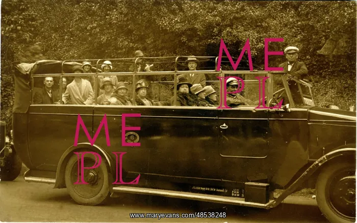 : Charabanc Outing, Bournemouth, Dorset : Charabanc Outing, Bournemouth, Dorset