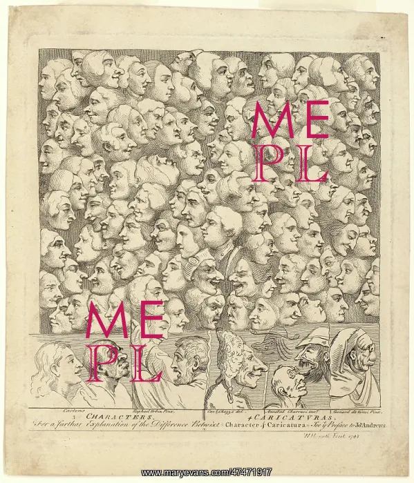 : Characters & caricatures, by Hogarth : Characters & caricatures, by Hogarth