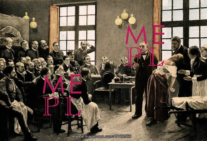 : Charcot Demonstrating Hysterical Case, 1887 : Charcot Demonstrating Hysterical Case, 1887
