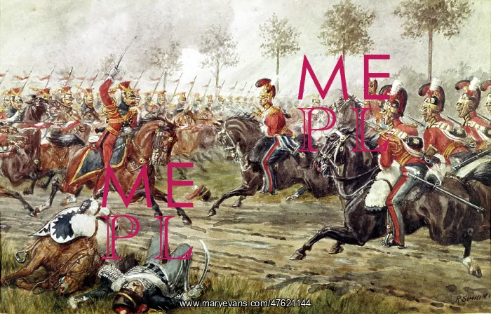 : Charge of the 1st Life Guards at Genape : Charge of the 1st Life Guards at Genape