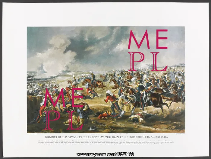 : Charge of the Light Dragoons at the Battle of Ramnuggur : Charge of the Light Dragoons at the Battle of Ramnuggur