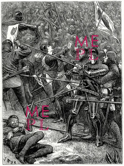 : Charge of the Scots, Battle of Halidon Hill, 1333 : Charge of the Scots, Battle of Halidon Hill, 1333