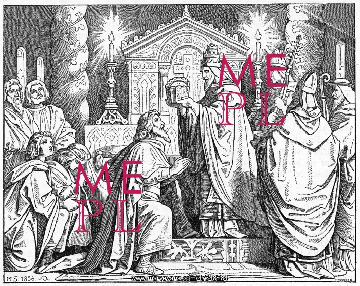: CHARLEMAGNE CROWNED : CHARLEMAGNE CROWNED
