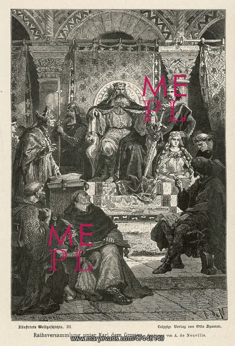 : CHARLEMAGNE'S COURT : CHARLEMAGNE'S COURT