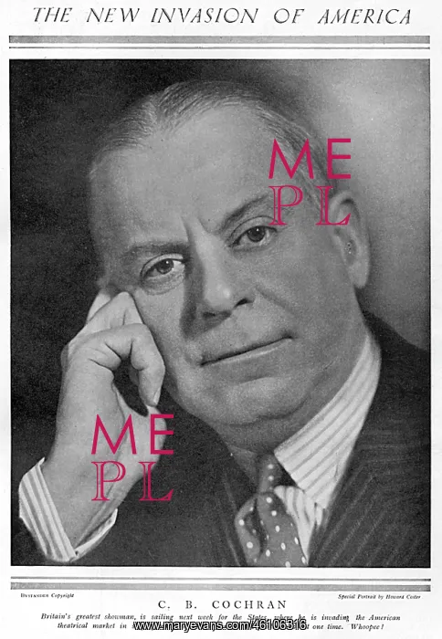 : Charles B. Cochran : Charles B. Cochran