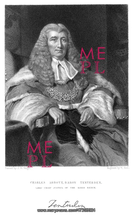 : CHARLES BARON TENTERDEN : CHARLES BARON TENTERDEN