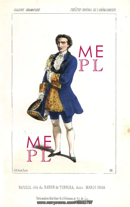  : Charles Bataille as the Baron de Torrida in