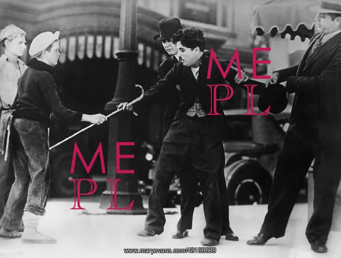 : Charles Chaplin in City Lights, 1931 : Charles Chaplin in City Lights, 1931