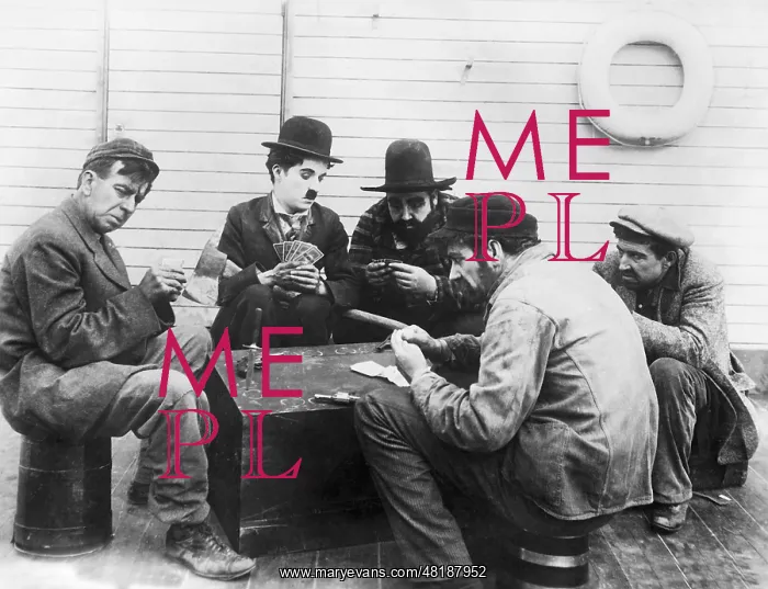 : Charles Chaplin in The Immigrant, 1917 : Charles Chaplin in The Immigrant, 1917