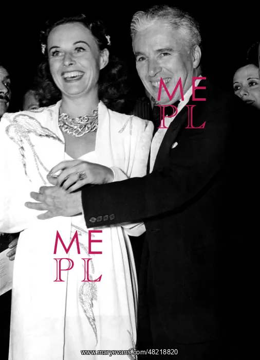 : Charles Chaplin and Paulette Goddard, 1940 : Charles Chaplin and Paulette Goddard, 1940