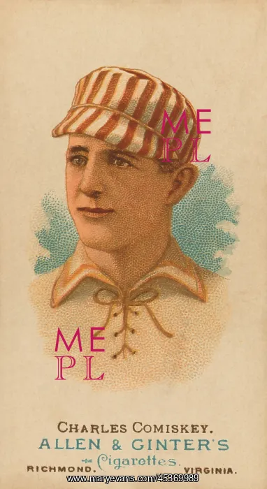 : Charles Comiskey played with the St. Louis : Charles Comiskey played with the St. Louis