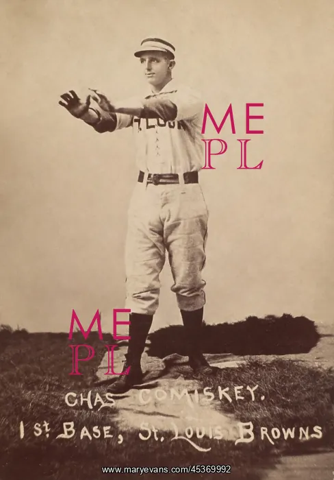 : Charles Comiskey played with the St. Louis : Charles Comiskey played with the St. Louis